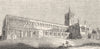 HERTS. Abbey of St Albans 1845 old antique vintage print picture