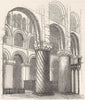 ESSEX. Waltham Abbey 1845 old antique vintage print picture