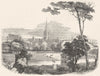 NORFOLK. Norwich 1845 old antique vintage print picture