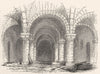 ROME. Crypt. St Peter's, Oxford 1845 old antique vintage print picture