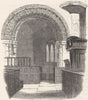 CUMBS. Aspatria 1845 old antique vintage print picture