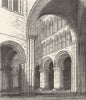 CHESHIRE. St John's, Chester 1845 old antique vintage print picture