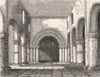 ROME. St Peter's, Northampton 1845 old antique vintage print picture