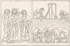 BUILDINGS. Building a house 1845 old antique vintage print picture