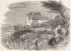 SCOTLAND. Stirling Castle 1845 old antique vintage print picture