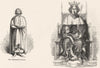 RICHARD II. Jerusalem Chamber; Edmund of Langley 1845 old antique print