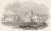 WALES. St David's 1845 old antique vintage print picture