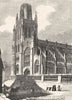 GLOS. Redcliff Church, Bristol 1845 old antique vintage print picture