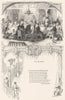 LONDON. The Tabard 1845 old antique vintage print picture