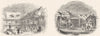 LONDON. The Tabard c1780 1845 old antique vintage print picture