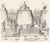 JOUSTING. Tournament 1845 old antique vintage print picture