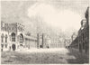 BERKS. Windsor Castle Gt Quad 1845 old antique vintage print picture