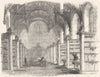 BUILDINGS. Great Hall 1845 old antique vintage print picture