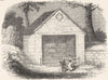 NORTHAMPTON. Holy Well dedicated to Thomas Becket 1845 old antique print