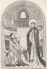 BEDS. Duke Bedford & St George-Missal 1845 old antique vintage print picture