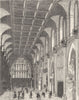 BUILDINGS. The Hall Guildhall 1845 old antique vintage print picture