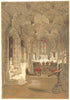 WARCS. Chantry Chapel, next to Beauchamp, Warwick 1845 old antique print