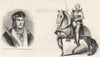 LONDON. Henry VII(Tomb in his Chapel, Westminster);  1845 old antique print