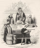 KINGS. Henry VII 's Trial of Weights & Measures  1845 old antique print