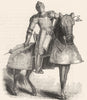 KINGS. Edward VI 1845 old antique vintage print picture