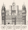 LONDON. Nonsuch House 1845 old antique vintage print picture