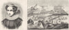SCOTLAND. Queen Mary; her surrender, Carberry Hill 1845 old antique print