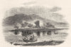 SCOTLAND. Loch Leven Castle, Loch, Lomond Hills 1845 old antique print picture