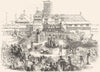 RELIGIOUS. Martyrdom of Anne Askew & others 1845 old antique print picture