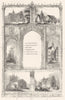 CHURCHES. St Patrick's, Laindon, Stewkley, Cranham 1845 old antique print