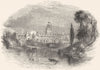 GLOS. Bristol 1845 old antique vintage print picture