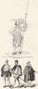 COSTUME. Armour; Venetian, Spanish, French 1577-1590 1845 old antique print