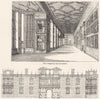 DERBYS. Hardwick Hall; & Somt House 1845 old antique vintage print picture