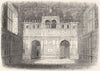 LONDON. Leathersellers' Hall, London 1845 old antique vintage print picture