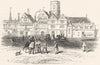 LONDON. Smithfield, 1554 1845 old antique vintage print picture