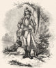PORTRAITS. Grand Falconer 1845 old antique vintage print picture