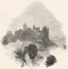 SCOTLAND. Linlithgow 1845 old antique vintage print picture