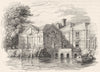 LONDON. Conspirators, Lambeth  1845 old antique vintage print picture