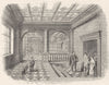 THEOBALD. Hall. James favourite House 1845 old antique vintage print picture