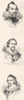 DRUMMOND. & Herbert, Earl Pembroke/Montgomery 1845 old antique print picture