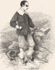 MILITARIA. Col John Lilburne 1845 old antique vintage print picture