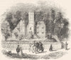 SHROPS. Boscobel House 1845 old antique vintage print picture