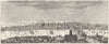 LONDON. Before Gt fire(Hollar) 1845 old antique vintage print picture