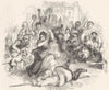 MILITARIA. Hudibras subdued by trulla 1845 old antique vintage print picture