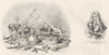 REGALIA. & Earl Albermarle, temp William III 1845 old antique print picture