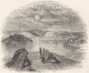 IRELAND. Kinsale 1845 old antique vintage print picture