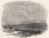 SCOTLAND. Culloden, or Drummossie moor 1845 old antique vintage print picture