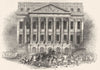 LONDON. The mansion-house, 1771 1845 old antique vintage print picture