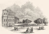 LONDON. Treasury, from St Jamess Park, 1775 1845 old antique print picture
