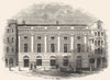 INDIA. Old East India House, 1716 1845 antique vintage print picture