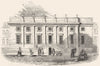 LONDON. Surgeons Theatre, Old Bailey 1845 antique vintage print picture